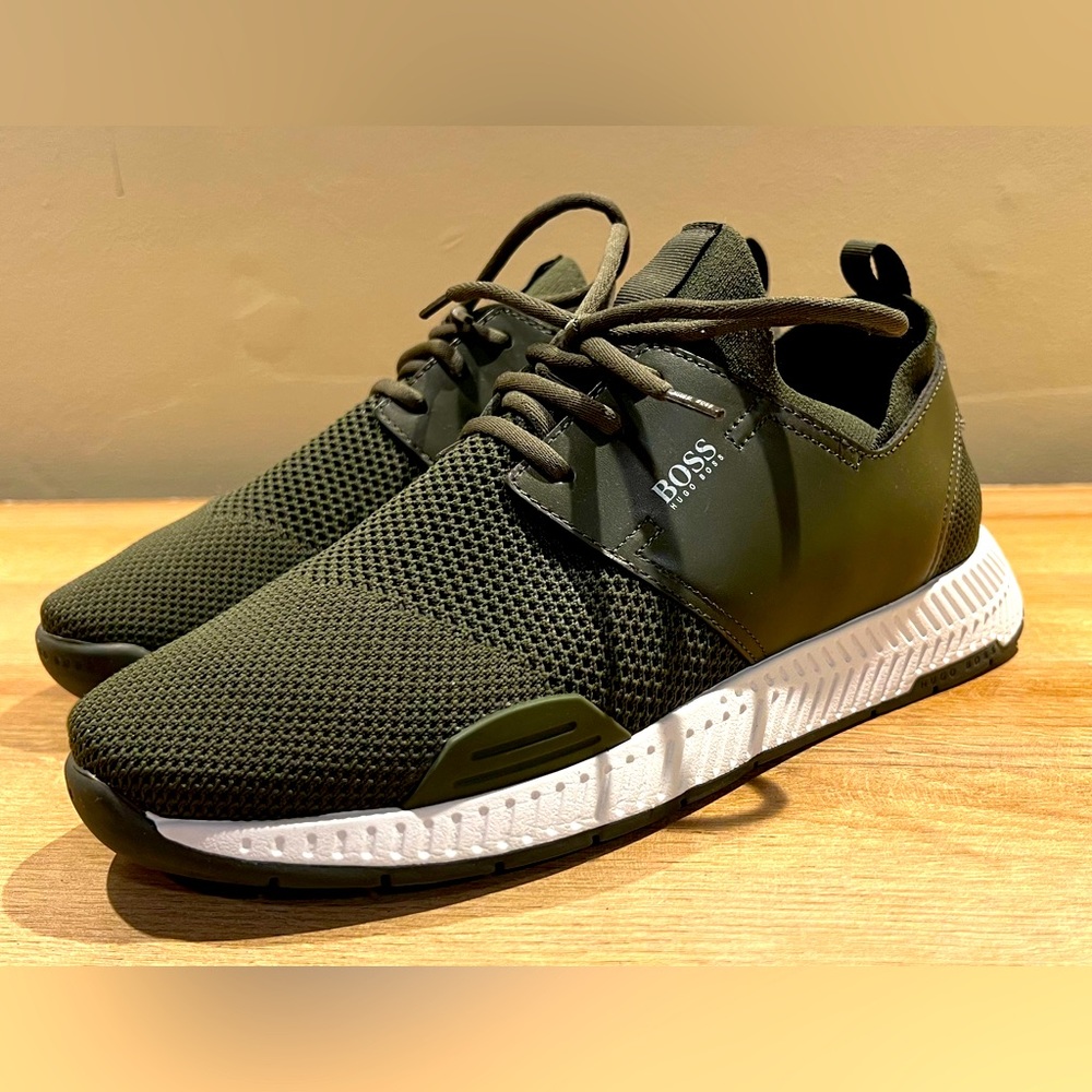 Hugo Boss Sneakers Olive Green Size EU 39, US 9